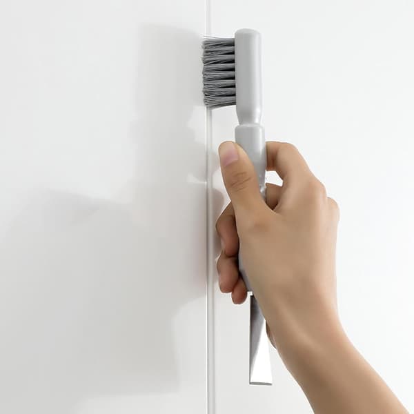 Crevice Cleaning Brush, Kitchen Cleaning Brush, Thin Crevice Cleaning Brushes with Scraper for Household Use