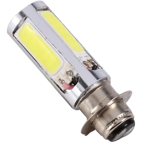 2x 6000K H6M COB LED Motorsykkel/ATV Frontlys Tåkelyspære PX15d P15D251,A