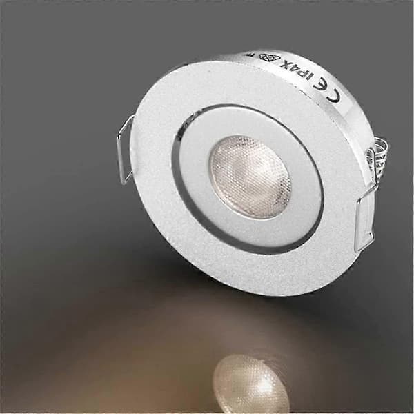 LED Mini Små Spotlights, for Cree XPE 3W Varmhvit 3000K+Driver (FMY)