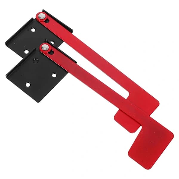 Replacement Mailbox Flag Weatherproof Universal Self-Adhesive Flags For Mailbox 2-pack Red 19.50X6.90X0.40CM