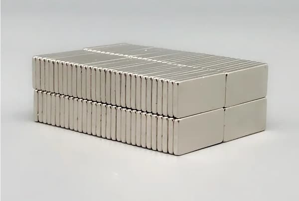 5 st 20 x 10 x 2 mm Neodymium Magnets / N35 Magnet Magnets Silver silver