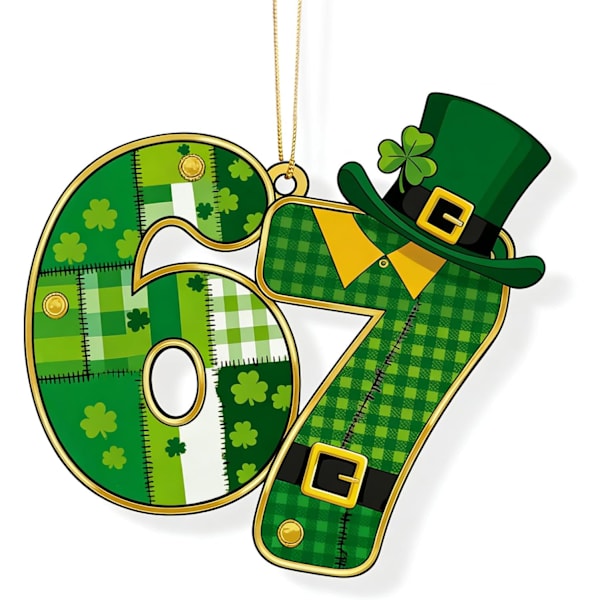 Pyhän Patrickin päivän hauska koriste juhliin
