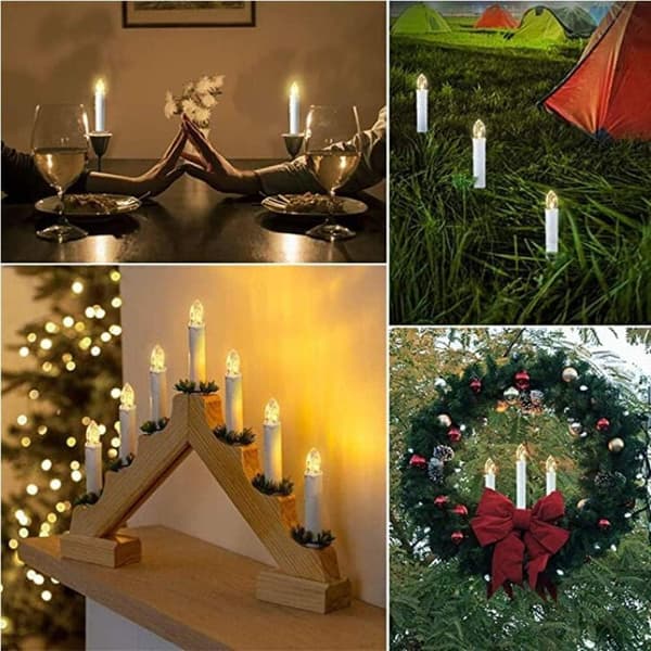 ##/20 stk LED-julekuler med avtakbar fjernkontrollklips, Multi##/