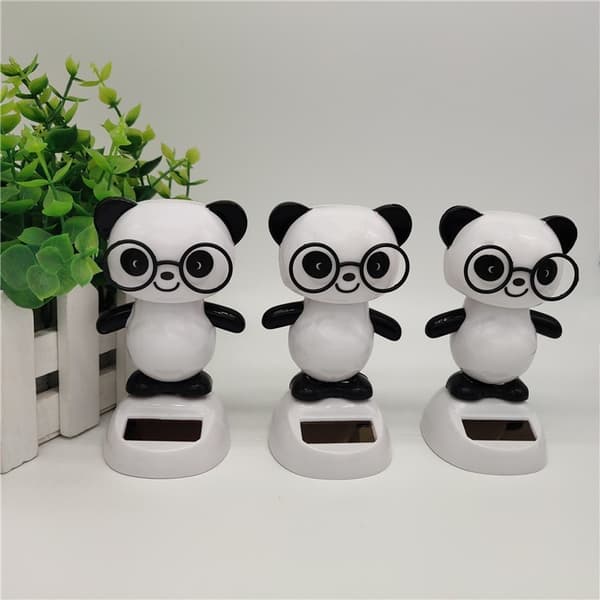 Heta Rea Solar Bil Svingende Panda Paparazzi Solar Bilpynt Solar Svingende Blomst Grossist
