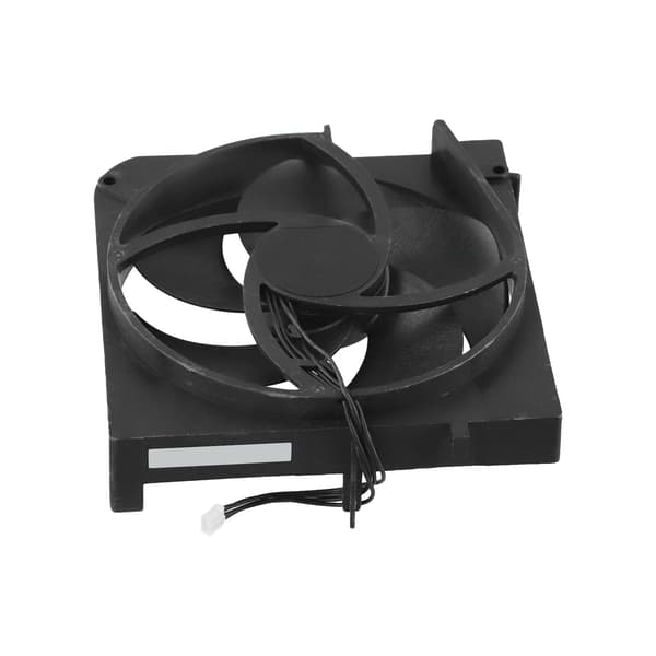 Intern køleventilator kompatibel med Xbox Series S, 5-bladet intercooler-ventilator med 4-bens stik, sort ABS