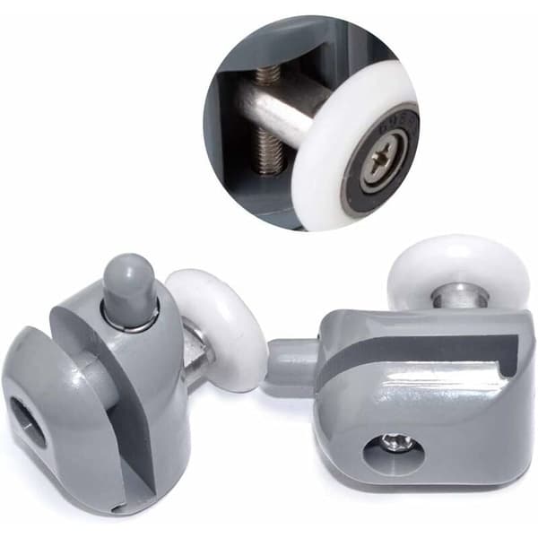 23mm 8 stk Dusjdørr-ruller Skyvedørshjul for bad...