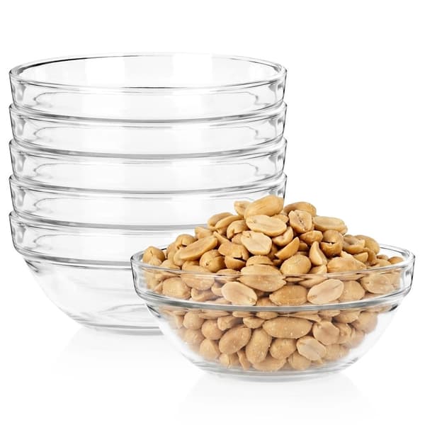 Glasskålsett, 12,5 cm, 350 ml, 6 deler