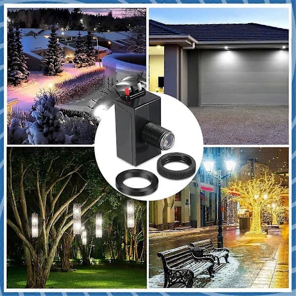 2-pack Dusk-to-Dawn Sensor for Outdoor Lighting 120-277V Photoelectric Switch Photocell Light Sensor