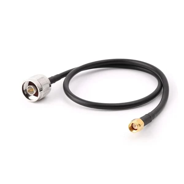 N-uros – RP-SMA-uros RG58-pigtail-kaapeli RF-koaksiaalikaapeli 3 m