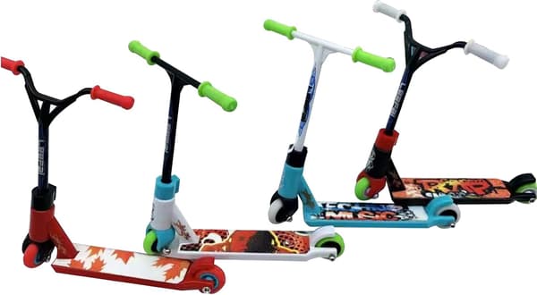 20 st Mini Finger Scooter i Legering med Mini Scooter Verktyg och Fingerbyxor