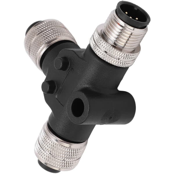 T-connector for NMEA 2000 M12 Thread 5 Pin IP67 Waterproof for Lowrance Network