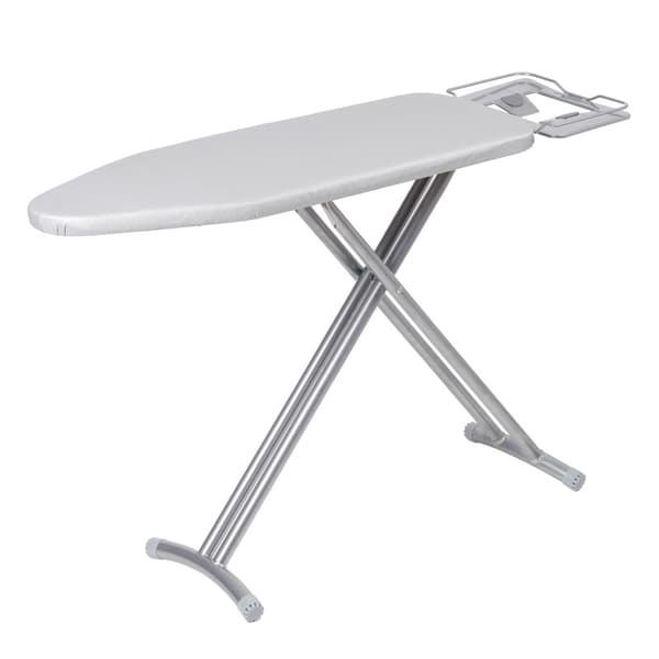 Varmebestandigt dobbeltlags polyester strygebrætbetræk - Grå[JUN] Grå 120*37cm Gray 120*37cm
