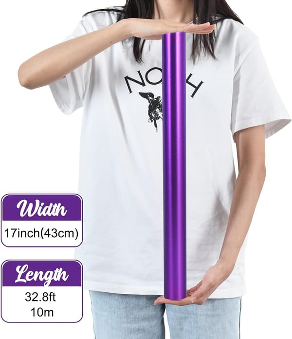 Presentpapper för bröllop, födelsedag, jul (lila)