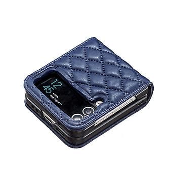 PU-fodral för Samsung Galaxy Z Flip4 (Blå)