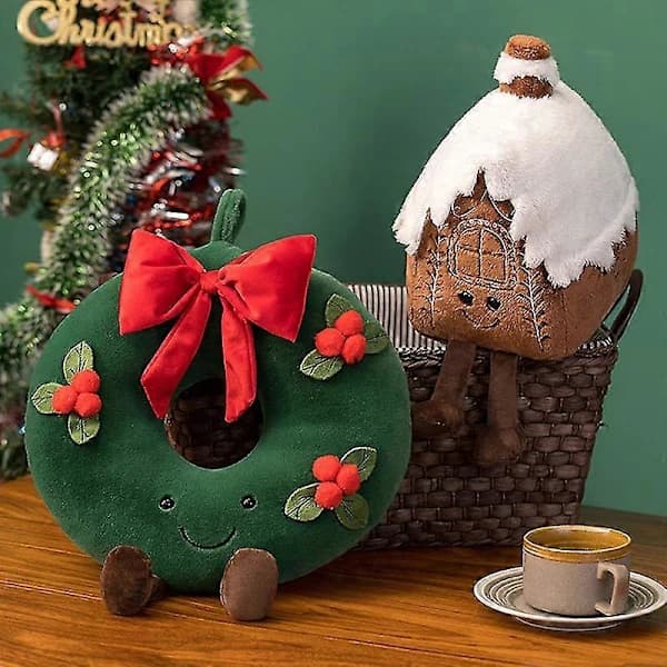 Christmas Plush Pillow Decor Funny Christmas Tree Party Decor Doll Plush Toy