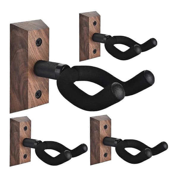 st. Guitar Wall Mount, Guitar Hook, Walnut U-shaped Guitar Hanger Wall Mount for Acoustic