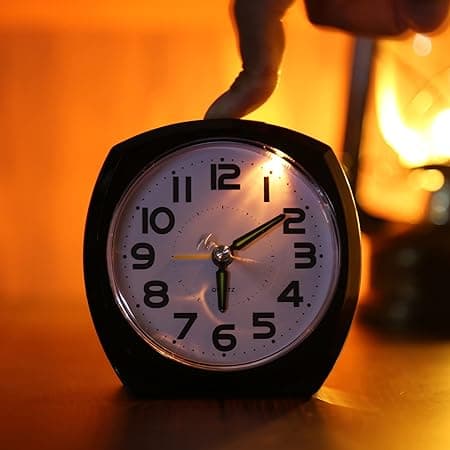 Bordur sølv digital LCD temperatur alarm nyt kontor dag ur