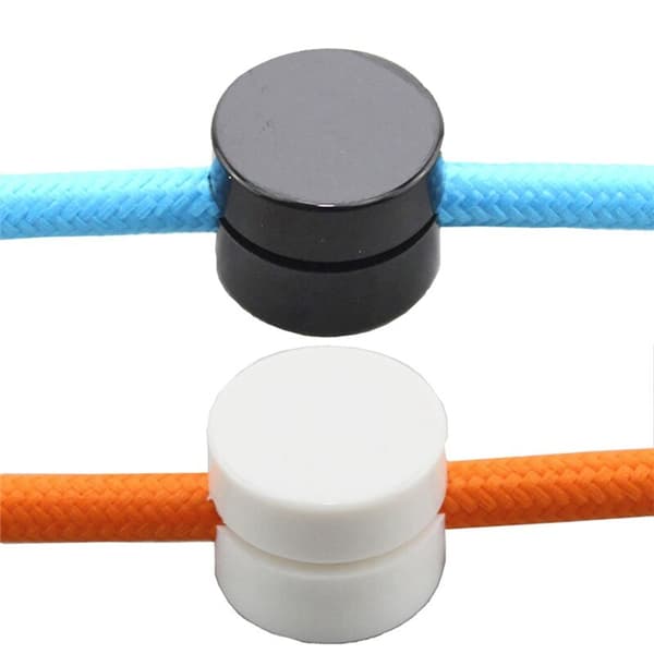 10 stk. loftkroge, DIY lampeophæng, elektrisk kabel, ledning, lysekrone, lysarmatur, sort