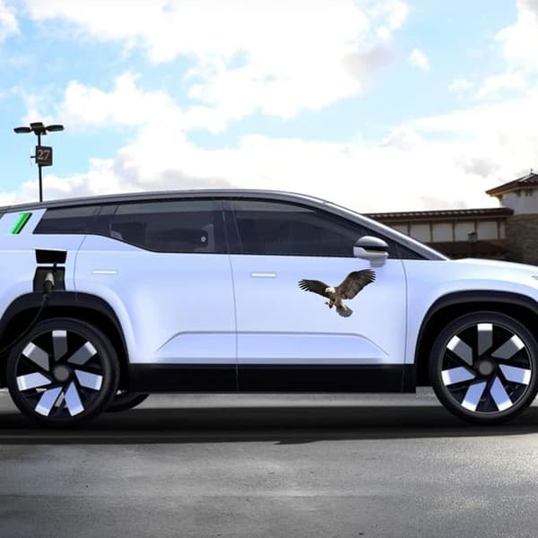 (A) 2 kpl Eagle-autotarrat, vedenpitävät autotarrat, lentävä kotka -vinyylitarra, DIY-tarra