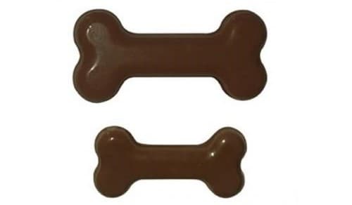 Pralinform Hundeben Sjokoladeform - Dog Bone - BWB 9299 Transparent transparent