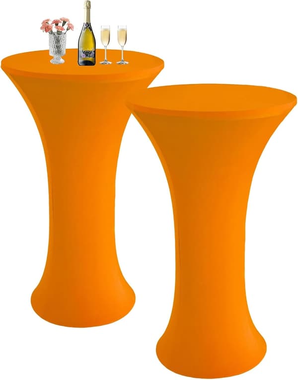 Cocktailpöydän pyöreä pöytäliina