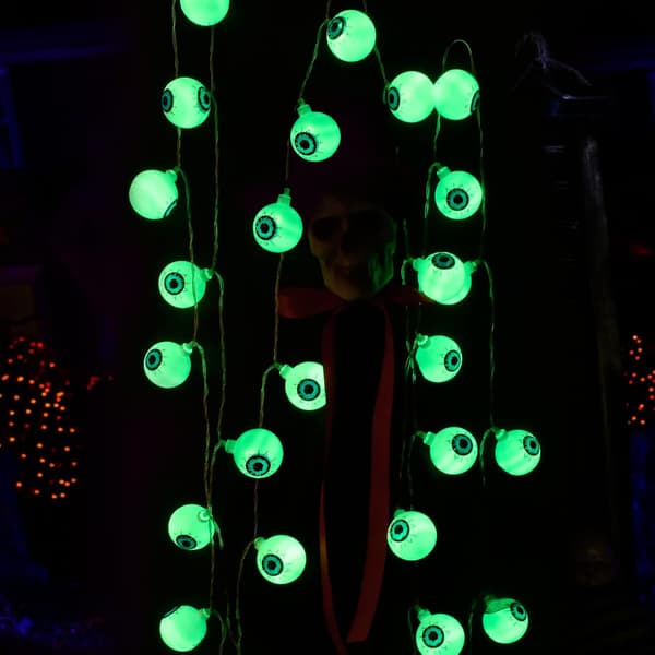 30 LED Halloween Dekorasjoner Øyeepler Strenglys Dekor Salg