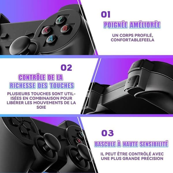 X2 Plus Retro Gaming Console - Two 2.4GHz Wireless Controllers, 128GB, Over 30,000 Classic Games, 4K HDMI Output, EmuELEC 4.3 System