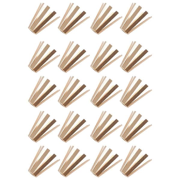20 stk Golf blekksprutshims Golf messingadapteravstandsstykker Shims for golfskaft Shimadapter Golfkølleskafttilbehør A