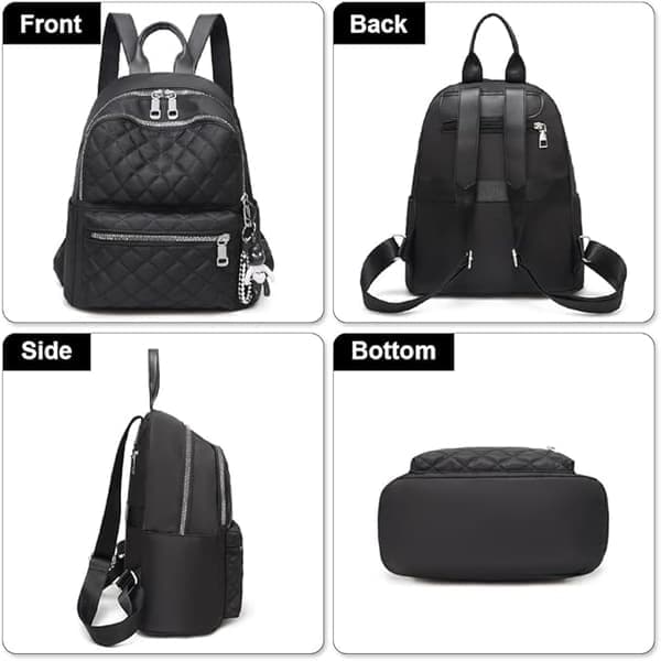 Women's Backpack, Casual Oxford Backpack, Everyday Backpack for Shopping, School Trips, Work