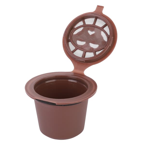 3 gjenbrukbare kaffekapsler for husholdning, påfyllbare kapsler, kopp som passer til Nespres (kaffe)