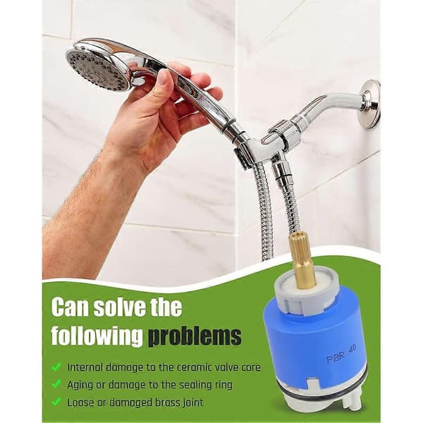 PBR 40 Vandhanepatron Passer til La Torre Gerber-92-298 American Standard Moen & Danze, Reparation af Etgrebsbruser og Badekar