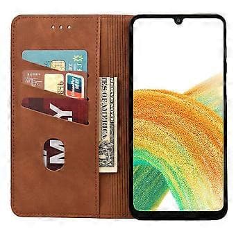 Mobile Phone Case for Samsung Galaxy A55 5G in PU Leather, Shockproof, Wallet Design (Style D)