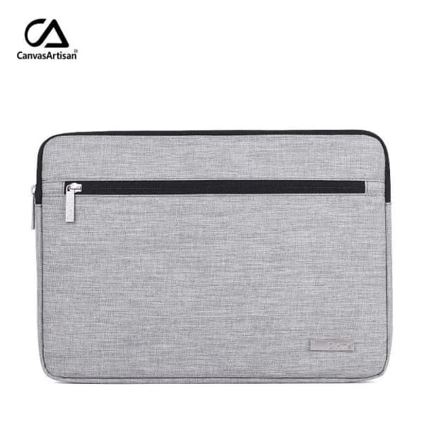Laptopveske dataveske / etui for bærbar PC lysegrå 15 tommer