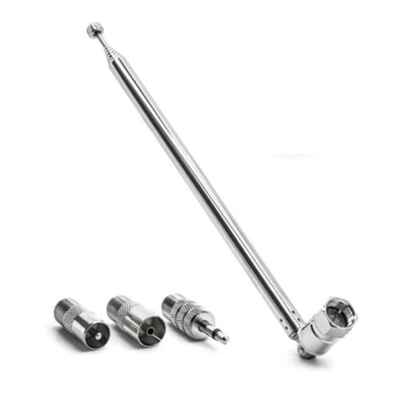 FM-radioantenne med adapter for hjemmestereomottaker [JUN]