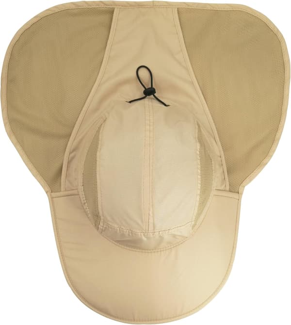 Safarihatt/caps solhatt for kvinner menn UV-beskyttelse med 12 cm bred brem nakkebeskyttelse