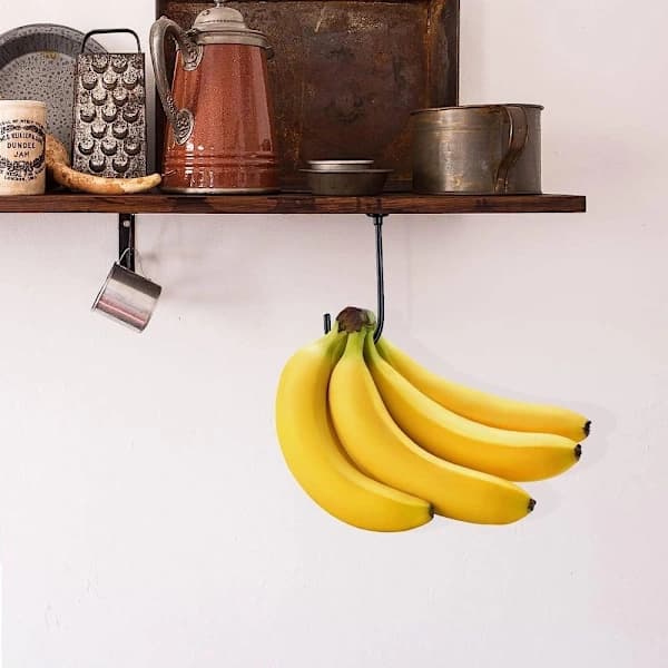 2 stk Banankrog Bananhænger Bananholder