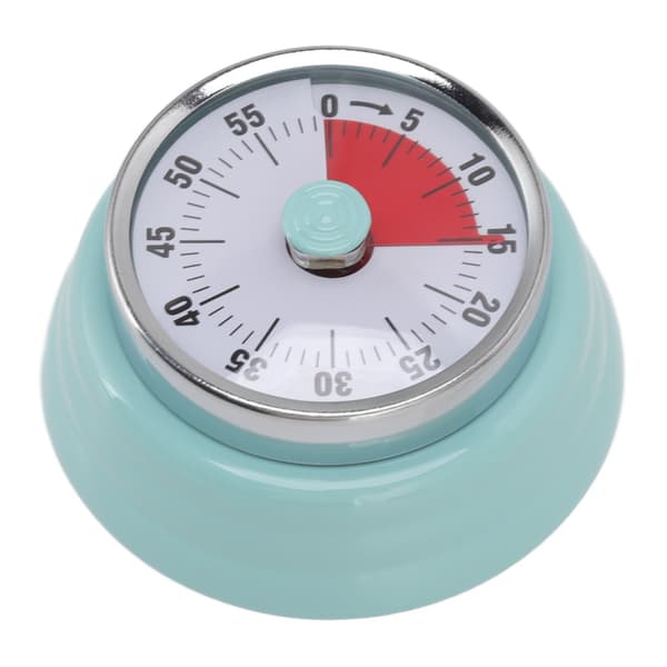 Visuell nedtellingstimer 60 minutter, magnetisk sirkulær timer for lærere, klasserom, barn, matlaging, kontor, lysegrønn