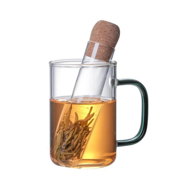 Lämmönkestävä lasinen teesiivilä Transparent transparent