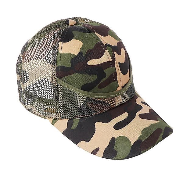 Kamouflage Baseballkeps för barn, vardaglig hatt, pojkkeps, sommarmode, justerbar snapback-keps med rutmönster