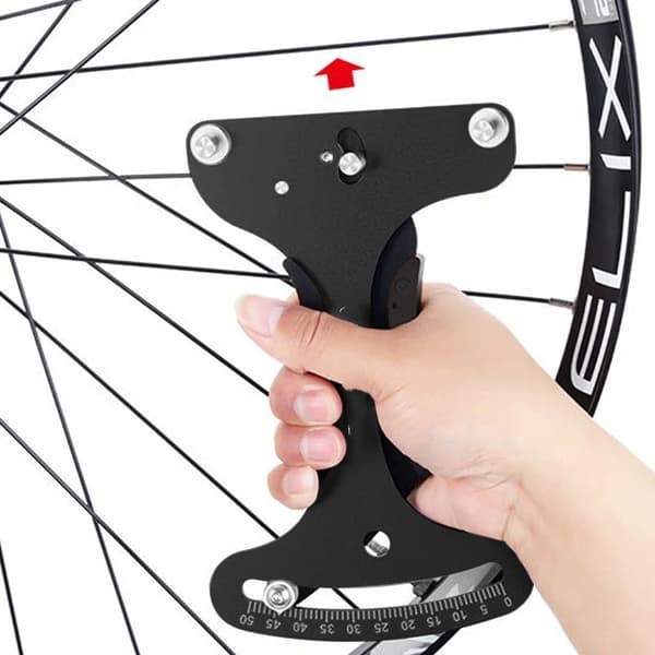 Cykel Eger Spændingsmåler Værktøj, Aluminiumslegering med Måler Tensiometer