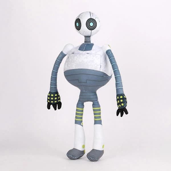 The Wild Robot Roz Figur Plyschdocka Anime Film Samling Leksaker Dockpresent 42cm