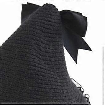 Halloween Witch Hat Wizard Hat Wool Witch Hat For Women Witches Halloween Cosplay Halloween Witch Party Witch Hat Black()