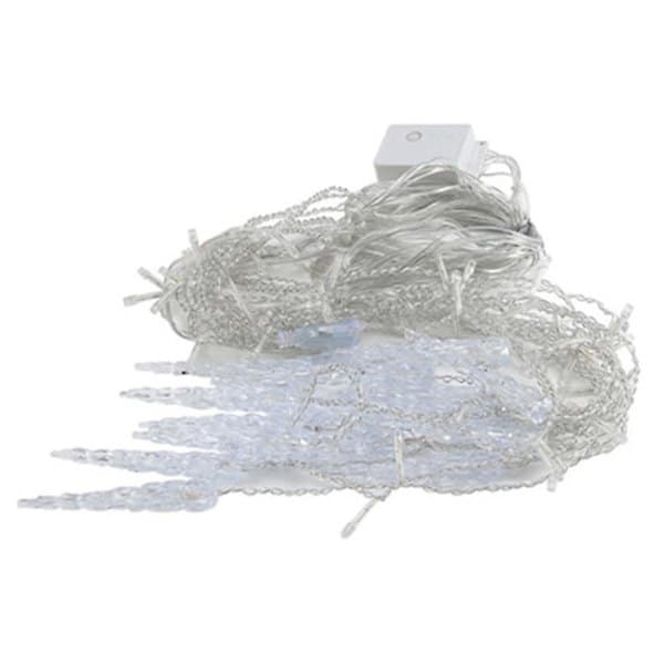 3,5 m 96 LED Lyslenke 24 Dryppende Istapper Islys Jul