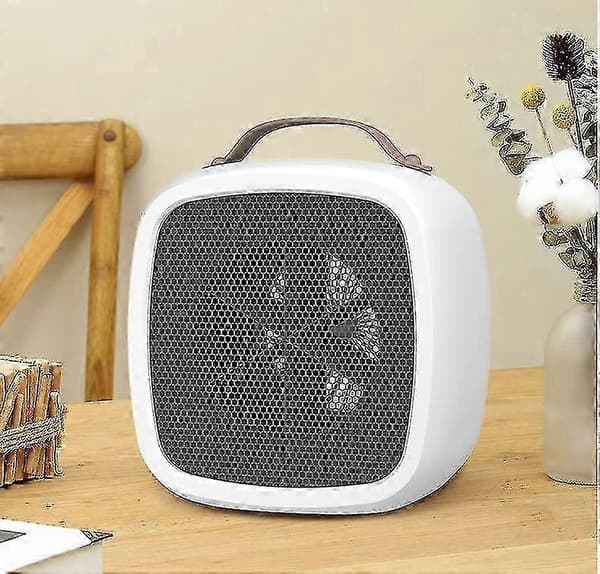 Battery-powered extra heater - Compact mini electric fan heater with thermostat (FMY)