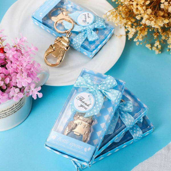 24 stk. babyshower-flaskefest til guldbryllup