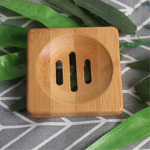 Bamboo Soap Dish, Handmade Soap Dish, Handmade Wooden Soap Dish, Suitable for Bathroom, Soap Storage (Brown)