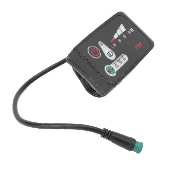 Electric Bicycle LED Power Display Panel Electric Bicycle Modification Display Meter With Waterproof 5p Male Connector For 22.2mm Handlebar 36v [DB]