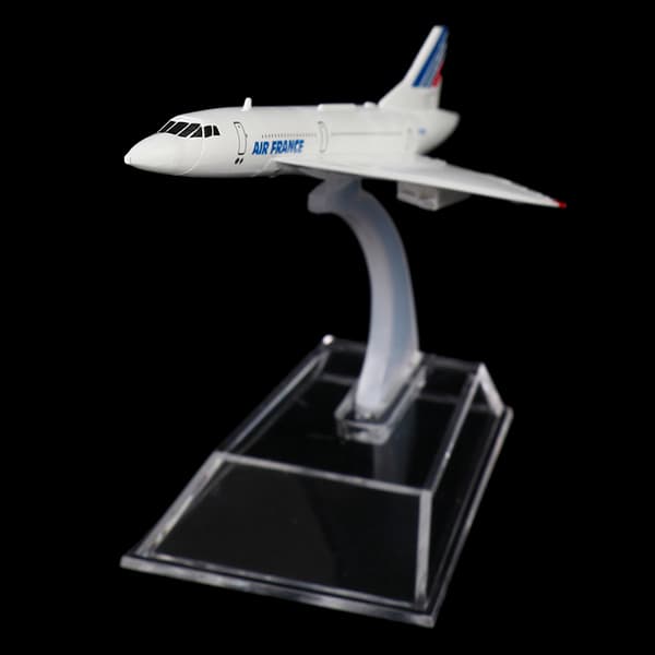 16 cm Air France Concorde Supersonic Jet Flygplan Flygplan Vit-FX-