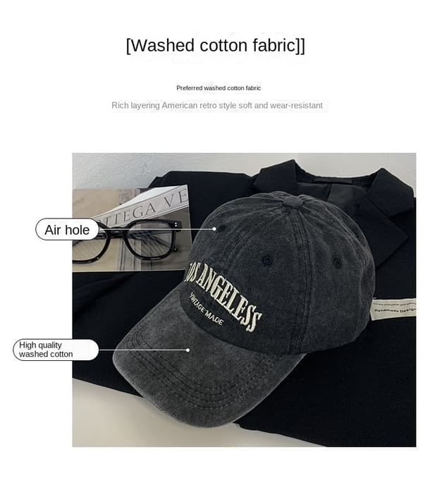 Hatt Retro baseballkeps för kvinnor visar liten ansiktsblå