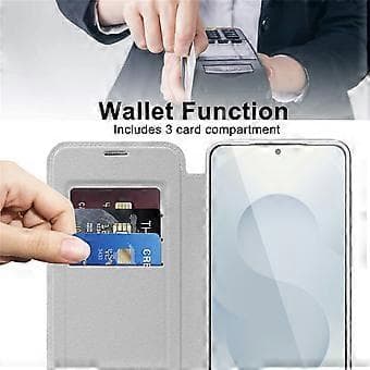 Compatible Case for Samsung Galaxy S25 Edge Compatible with MagSafe Rhombus PU Leather Phone Case (Grey)